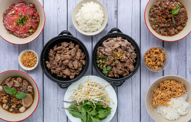Thai Food Mixed Soups 