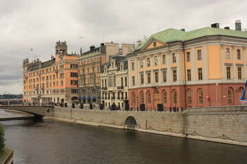 Vieille Ville colorée de Stockholm Suède