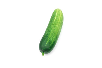 Cucumbers isolated on white background.