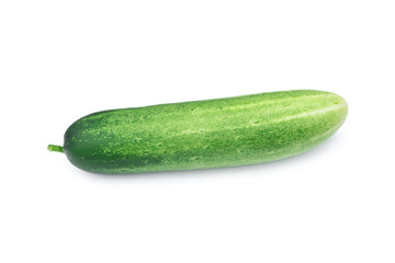 Cucumbers isolated on white background.