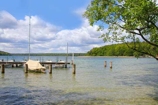 View to Stechlin lake (Mark Brandenburg), Germany