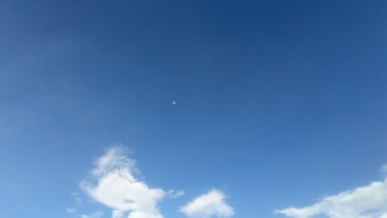 blue sky with clouds