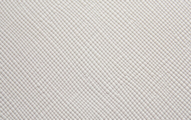 Plakat White artificial leather texture background