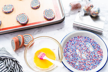 Baking sugar cookies