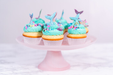 Mermaid cupcakes