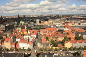 Fototapeta premium Vue Panoramique Copenhague Danemark