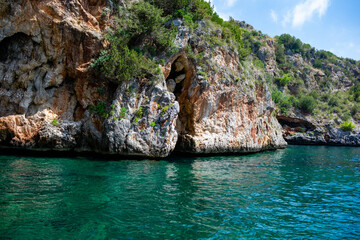 Italy, Campania, Marine Protected Area - Infreschi and Masseta coast - 11 August 2019 - A...