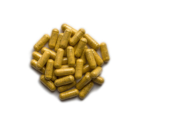 pills vitamins pills yellow medicine