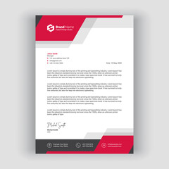 Creative and modern Business letterhead premium template