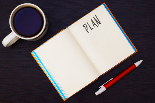 Paper notepad with word broken handwritten big letters