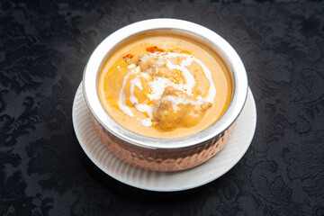 Typical food of India chicken Korma.