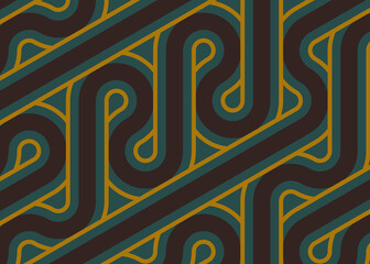 Colour Hexagon Tile Connection art background design illustration