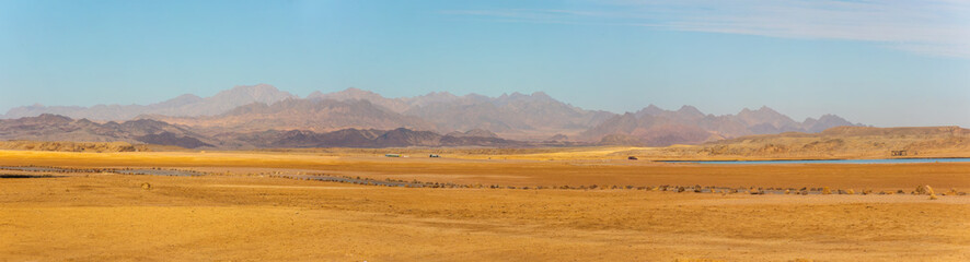 Fototapeta na wymiar Entrance in the national park Ras Mohammed, Sinai, Egypt