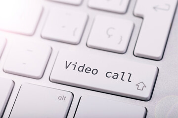 Videoconferencing, remote project management, quarantine, working from home on the computer