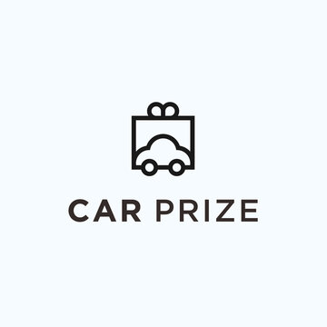 car gift logo. car icon