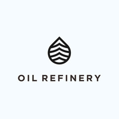 refinery logo. gas logo