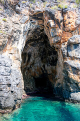 Italy, Campania, Marine Protected Area - Infreschi and Masseta coast - 11 August 2019 - The...