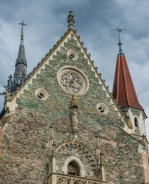 The Amazing Gothic Church Of Mariasdorf In Southern Burgenland, Austria