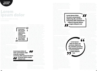 page spread quotes for magazine