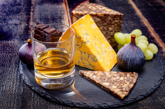 Tasting Of Irish Blended Whiskey And Cheeses From Ireland And UK