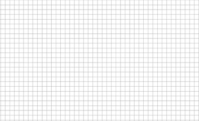 Seamless texture of graph paper, grid line paper sheet, gray straight lines on white background, Illustration business office and the bathroom wall and education. 