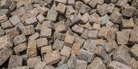 old brick stones on ground 