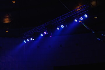 Fototapeta na wymiar Background music stage light sound, theater disco.