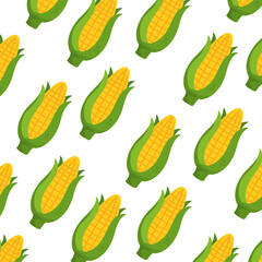 background of delicious corn icons vector illustration design