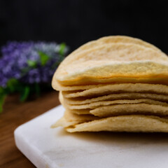 stack of potato chips