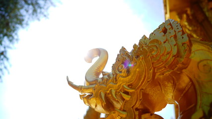 dragon statue in thailand