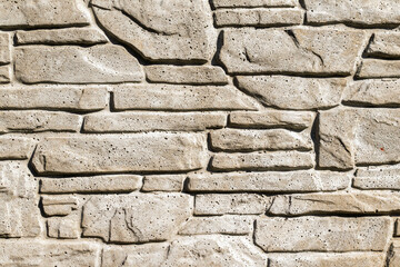 white artificial stone with visible details. texture or background