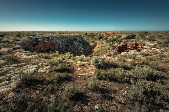 Sinkhole cave at Nullarbor plain,  Australia