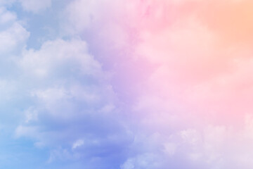 Obraz na płótnie Canvas abstract cloud pastel colour texture background