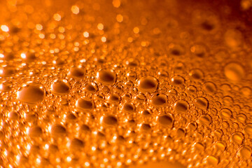 Colored soap and water bubbles. Abstract background.