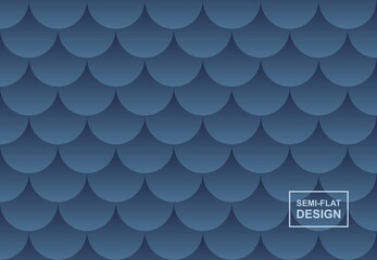 Simple composition of circles in a rows. Trendy geometric background. Vector design