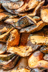 food mushroom vegetable fresh brown market