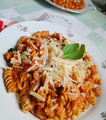 Italian Pasta with Tuna and Cheese