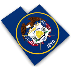 3d Rendering of the State of Utah