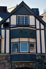 old house with windows