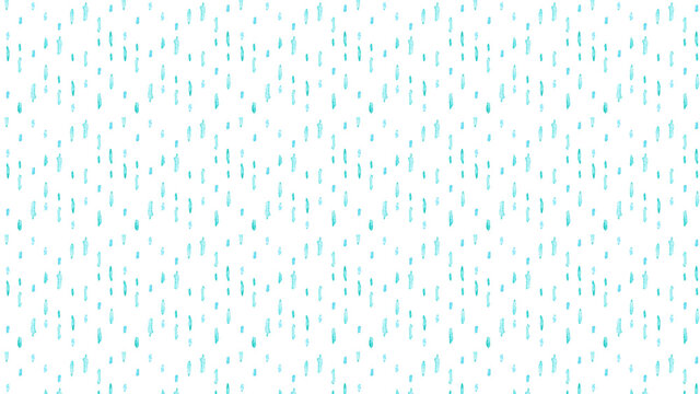 雨　夏　水彩　模様　壁紙　背景　