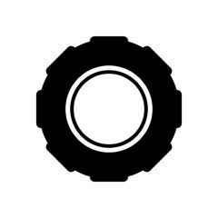 Fototapeta premium Tire, wheel car icon