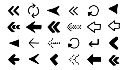 Arrows set icons. Arrow icon. Arrow vector collection. Arrow. Vector illustration.