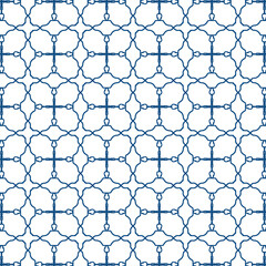 Fototapeta premium Abstract seamless pattern islamic style. Repeat texture background illustration for fabric,wallpaper,print,card,tile,lace.