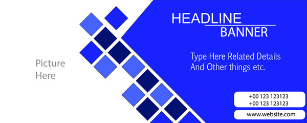 Abstract Web banner design background or header Templates