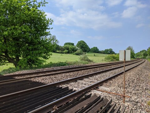 Train Track Close-up