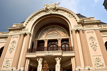 Naklejka premium The European building at Vietnam.