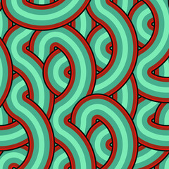 Colour Hexagon Tile Connection art background design illustration