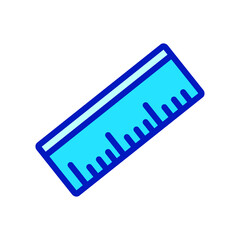 Ruler icon vector