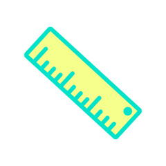 Ruler icon vector