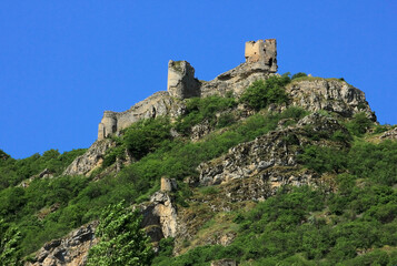 Fototapeta na wymiar Azerbaijan. The old fortress of Chirag Gala.